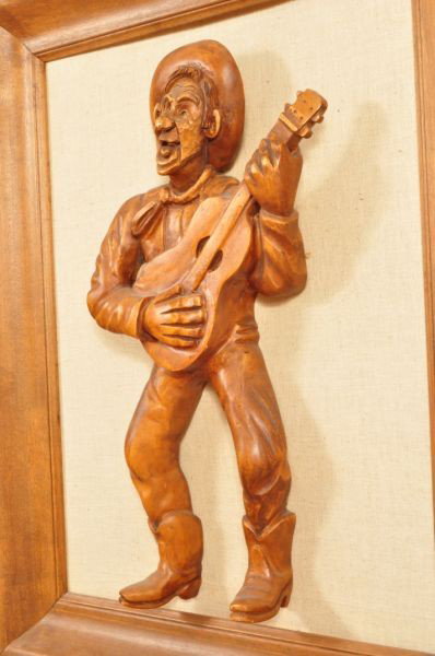 Roy Rogers' Set of 4 Duff Tweed Carvings RR - 7