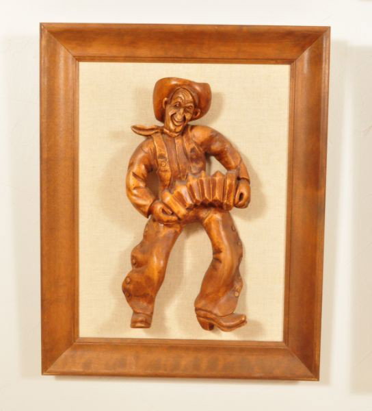 Roy Rogers' Set of 4 Duff Tweed Carvings RR - 8