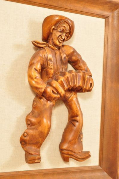 Roy Rogers' Set of 4 Duff Tweed Carvings RR - 9