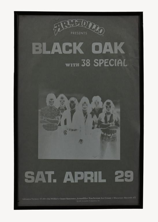 1978 AWHQ Black Oak .38 Special Concert Poster (1 of 1)
