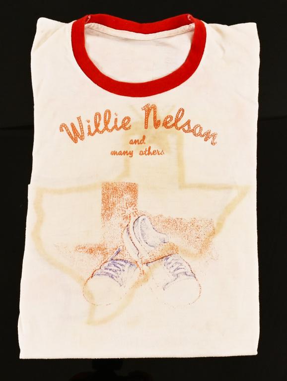 Ray Benson's Vintage Willie Nelson T- Shirt (1 of 2)