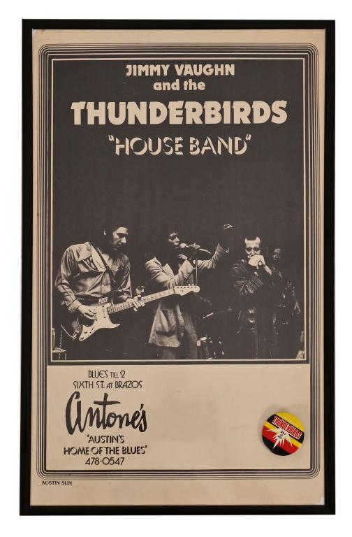 Antone's Jimmy Vaughan Poster And Button (1 of 4)