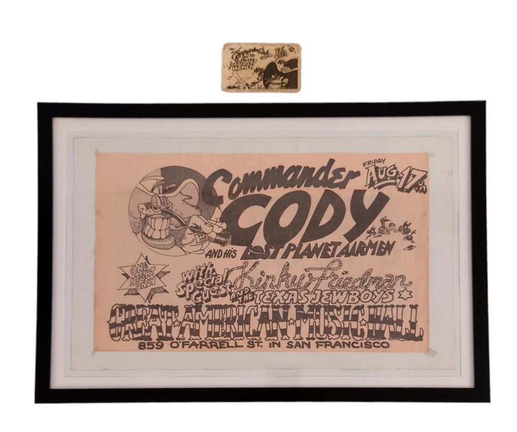Great American Music Hall Commander Cody Poster (1 of 3)
