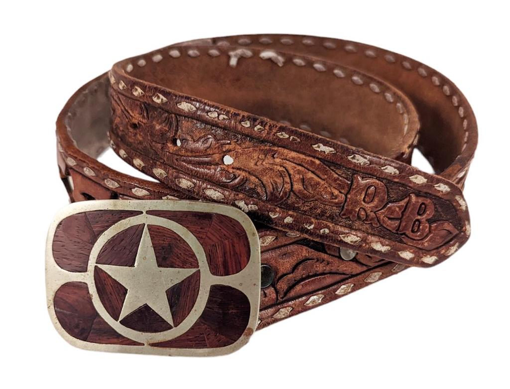 Ray Benson's Custom Belt And Belt Buckle (1 of 2)