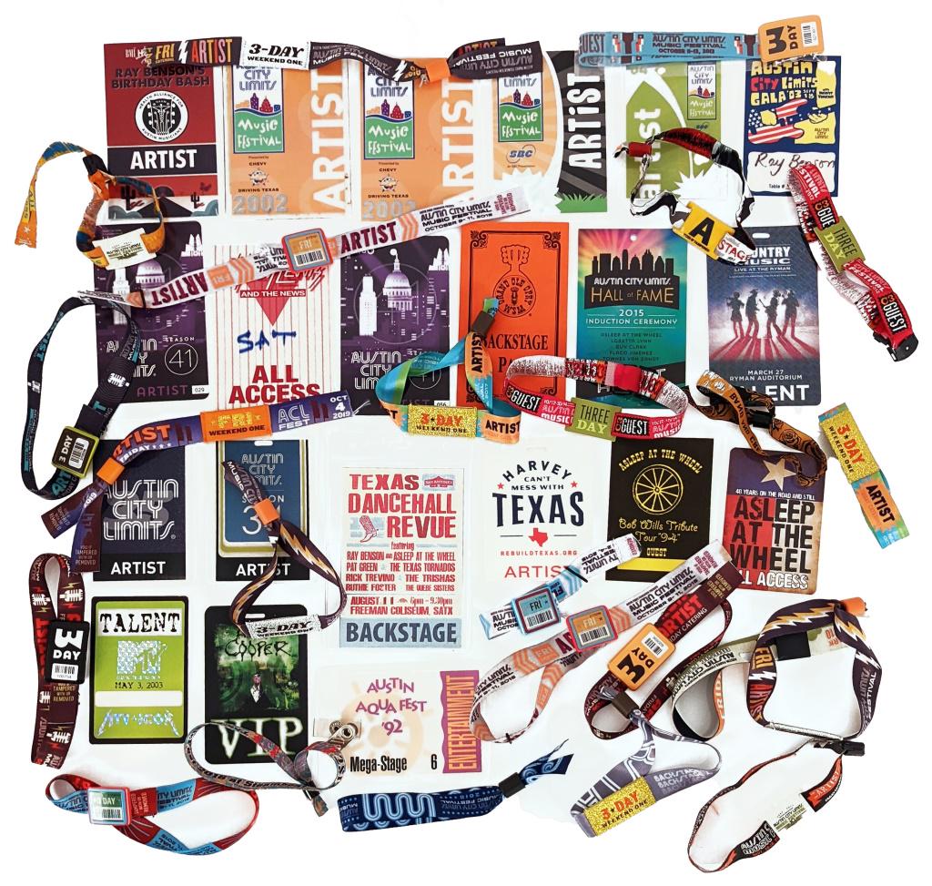 Ray Benson's ACL Credentials & Lanyards (1 of 1)