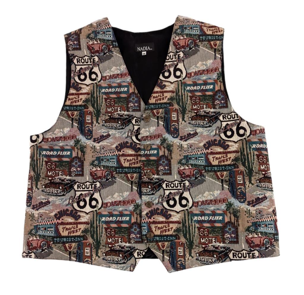 Ray Benson's Custom Route 66 Vest (1 of 2)