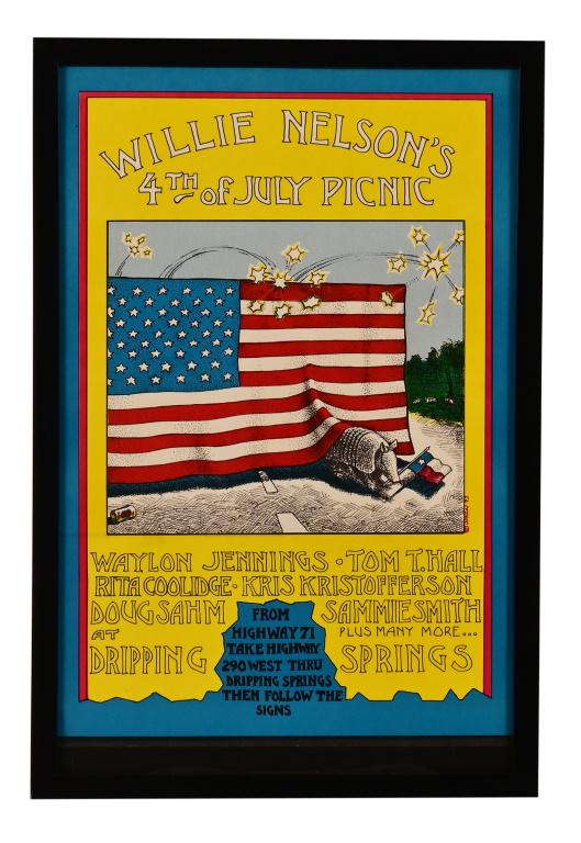 First Willie Nelson 4th Of July Picnic Poster (1 of 1)