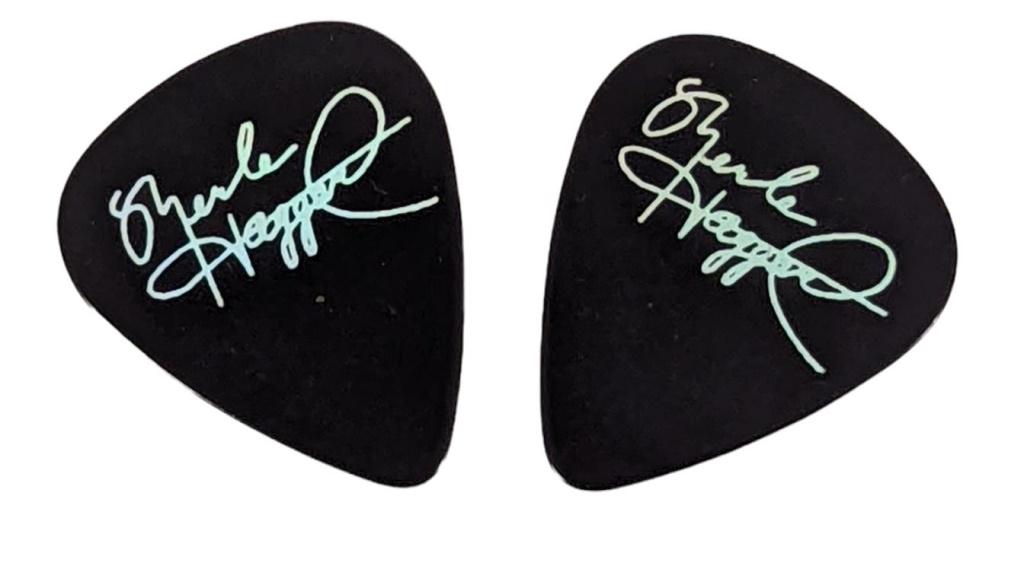 Ray Bensons Merle Haggard Guitar Picks (1 of 1)