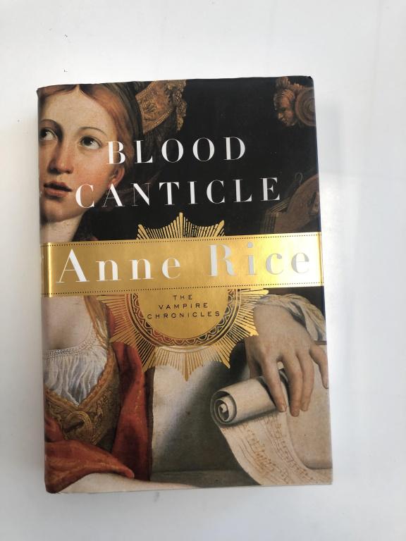 Blood Canticle Anne Rice Signed Book (1 of 3)