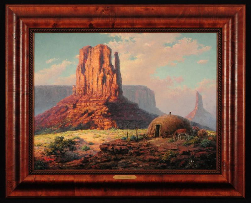Dalhart Windberg Oil Painting Monument Valley - Jan 21, 2012 | Burley