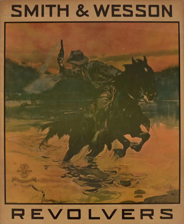 Smith and Wesson Revolvers Poster: Smith and Wesson Revolvers Poster Poster size 22" X 18".