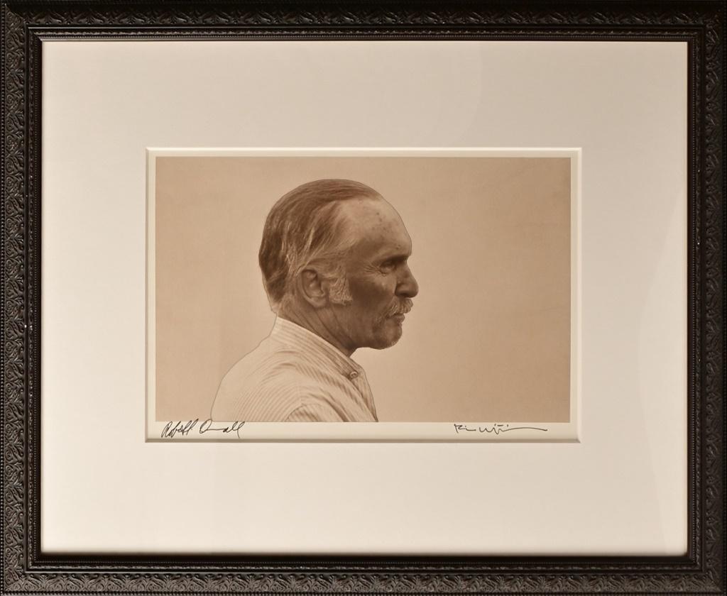 Robert Duvall Signed Lonesome Dove Print: Lonesome Dove archival pigmented print "Augustus". Signed by Robert Duvall lower left, and by Bill Wittliff lower right. â€œAugustus”. Print Size: 11x17 (8x12.5 Actual Image) Framed measures