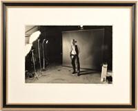 Bill Wittliff Signed Original Lonesome Dove Print: "Robert Duvall Wardrobe Test" Original print from the Bill Wittliff Lonesome Dove Collection (1988). Silver Gelatin print 20" x 24" (12.5" x 18.75" actual image size), in museum quality 99% UV frame.