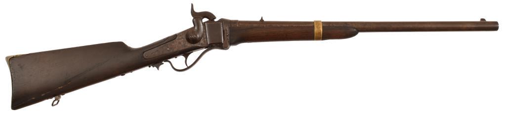 Confederate Richmond Sharps Carbine: Approximately 5,000 Richmond Carbines were made for the Confederate government between 1862 and 1864, 1,900 were produced at the S.C. Robinson Arms factory. On March 1, 1863, the Confederate governmen