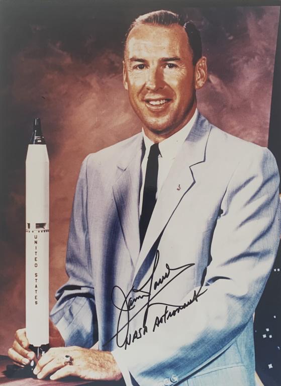 Apollo VIII Astronaut James Lovell Signed Photo: Apollo 8 Astronaut James Lovell signed photo. 8x10 inches. James Arthur Lovell Jr. is an American retired astronaut, naval aviator, and mechanical engineer. In 1968, as command module pilot of Apollo 