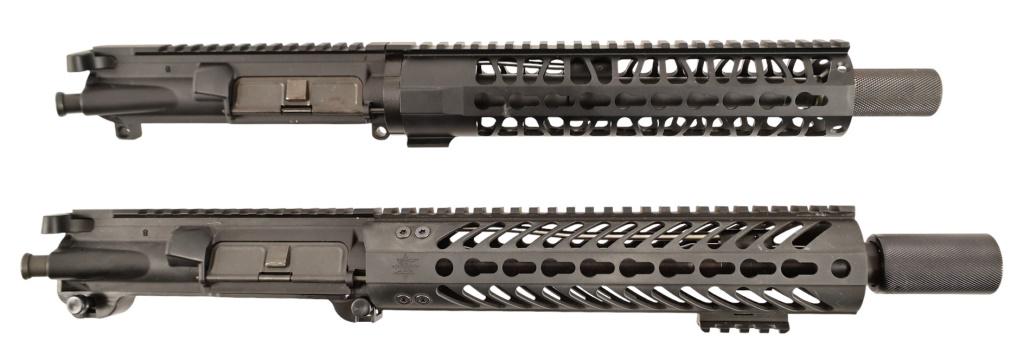 Two (2) AR-15 Upper Receiver: (1) Chambered 5.56 with BCG 10" barrel. (1) Chambered 300 BLK with BCG 10" barrel