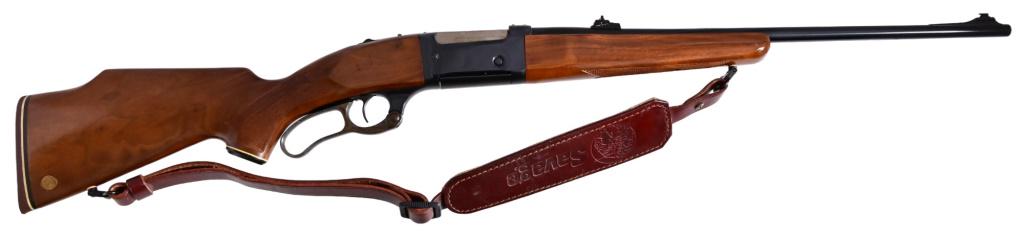 Savage Arms Model 99A Rifle .250 Savage: S/N C113043. Later production Model 99A in .250 Savage cal. Very good condition and bore. 22" barrel, detachable magazine. Modern.
