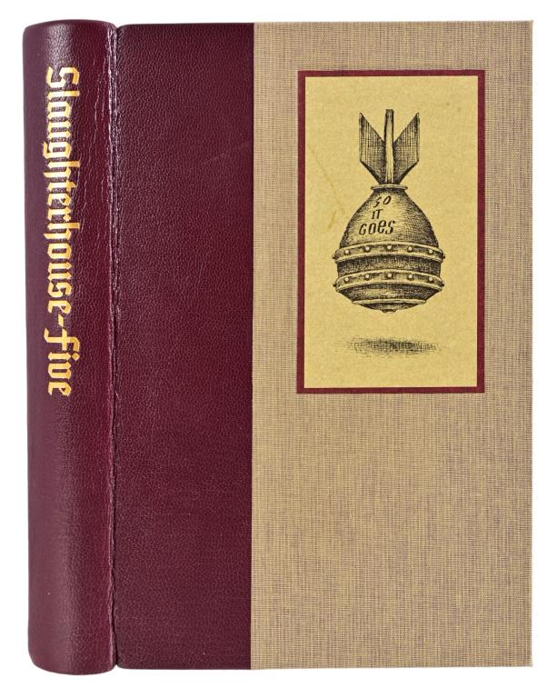 "Slaughterhouse-five" By Kurt Vonnegut, Jr.: This novel was originally published in 1969 by Delacorte Press. This limited edition published in 2022 by Suntup Editions. Comes in slip case