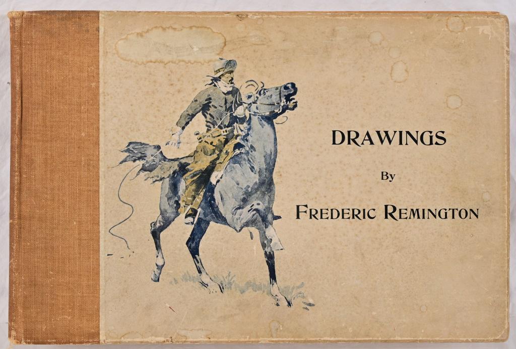 "Drawings" By Frederic Remington: First Edition Copyright 1897 by Robert Howard Russell.