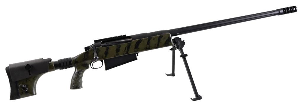 McMillan TAC-50C .50 Bolt Action Rifle: SN BMG-P1738. TAC-50 .50 caliber bolt action sniper rifle in fitted Pelican case. World record long distance sniper kill with this type of rifle. An unnamed Canadian Joint Task Force 2sniper made the 
