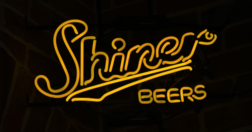 Shiner Beer Neon Sign: 14x18