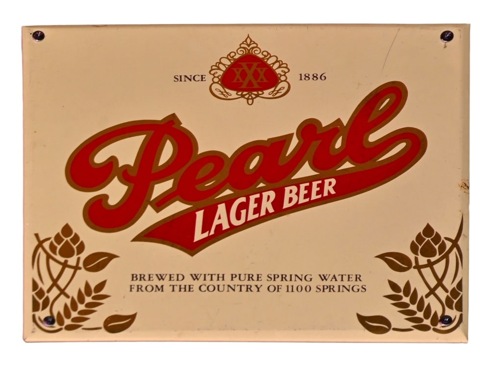 Pearl Beer Tin Sign (1 of 1)