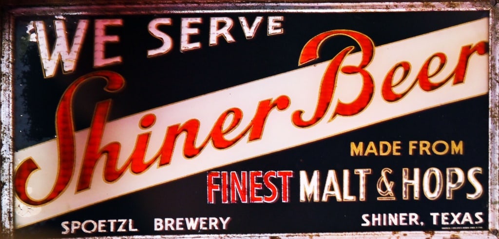 Shiner Beer Tin Sign (1 of 1)