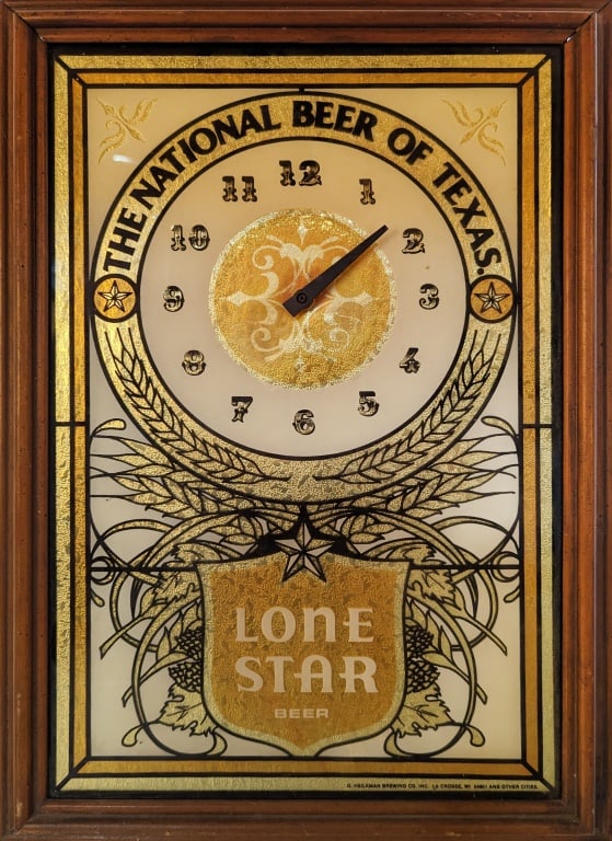 Lone Star Beer Advertising Clock (1 of 3)