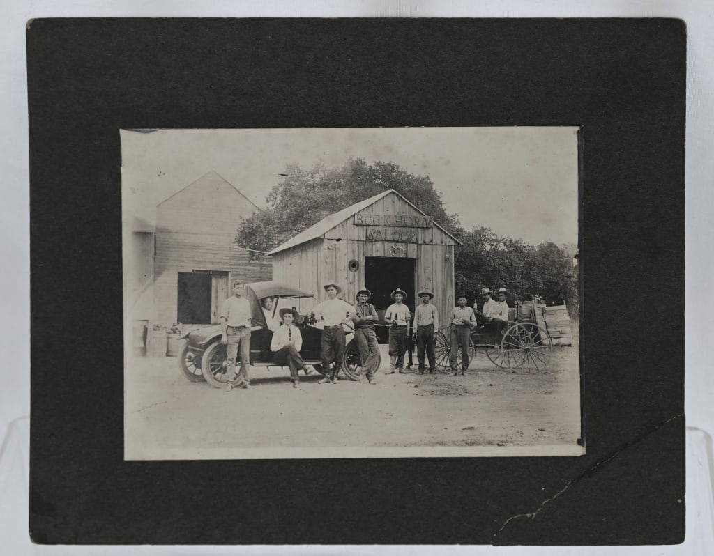 Antique Buckhorn Saloon Photograph Auction
