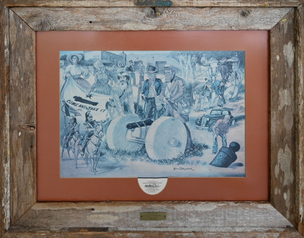 Gonzales Come & Take It 150th Bruce Marshall Print (1 of 6)