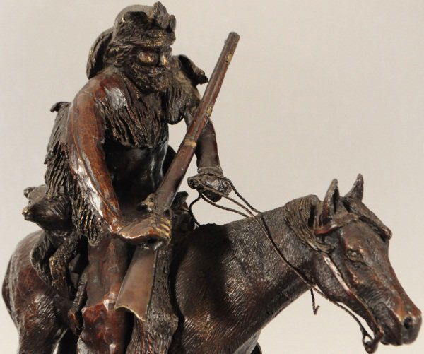 Timberjack Joe Bronze by Ridge Durand. Lot 238