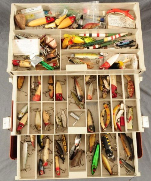 Tackle Box Full of Fishing Lures