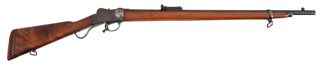 BSA Arms Martini Cadet "Kangaroo" Rifle .357 Mag: Originally chambered in the .310 caliber for cadets in Australian Military, phased out by 1921 then re-chambered to .357 Magnum for ease as a pistol round in the bush. Barrel measures 25". Modern.
