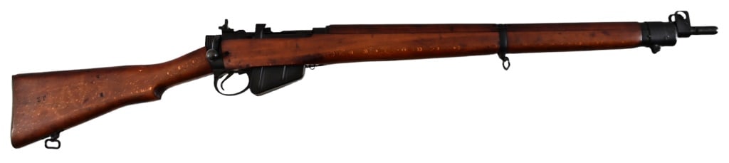 Royal Ordnance British Enfield No.4 MK1/2: SN HA25373A. Good condition. 25" barrel, good bore. Marked FTR m(factory through repair) 1953. Modern.