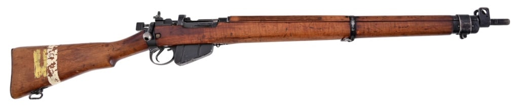Long Branch Enfield No.4 MK1 Drill Rifle .303: SN 1L4151. Working action, .303 cal. 1941 receiver. 25" barrel, fair bore. Modern.