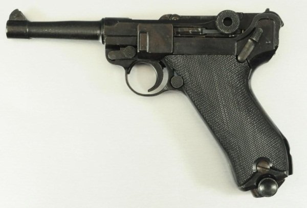 Pre WW2 German Luger Toy Gun Fully Functioning: Made in Japan. From Bob Davis Collection.