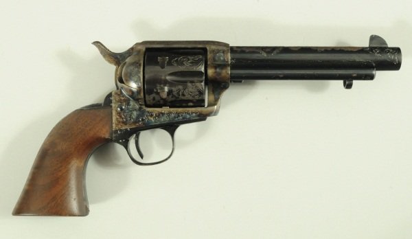 USFA Colt SAA .45 FFL: FFL 5 1/2" barrel. Ser# 20422, in working condition with rust & finish loss on the surface.