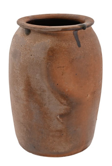Wilson Pottery 2nd Site 1 Gallon Texas Jar: John Wilson 1 Gallon Jar with Tie Rim