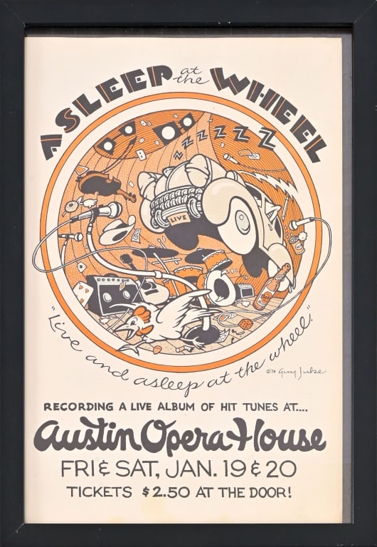 Asleep At The Wheel Concert Poster- Guy Juke '79 (1 of 2)