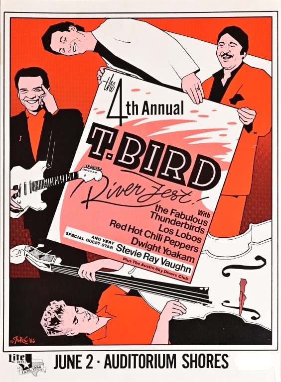 4th Annual T-Bird River Fest Poster by Guy Juke (1 of 1)