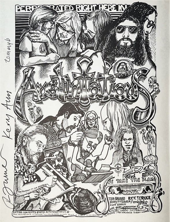 Austintatious Artists Signed Comix Art 1973 (1 of 1)