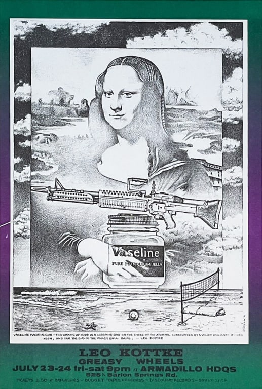 Armadillo World HQ Poster by Jim Franklin '71 (1 of 1)