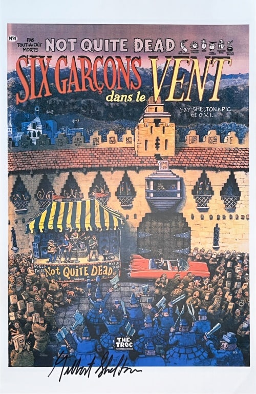 "Not Quite Dead" Comic Book-Gilbert Shelton Signed (1 of 1)