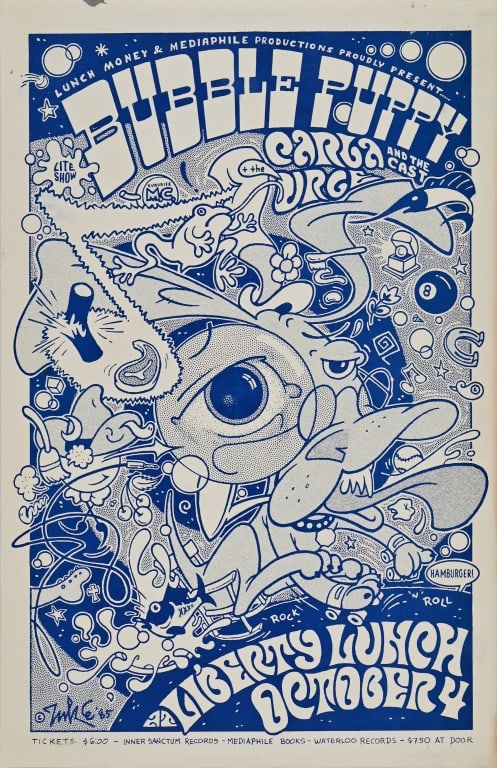 Liberty Lunch Bubble Puppy Poster (1 of 2)