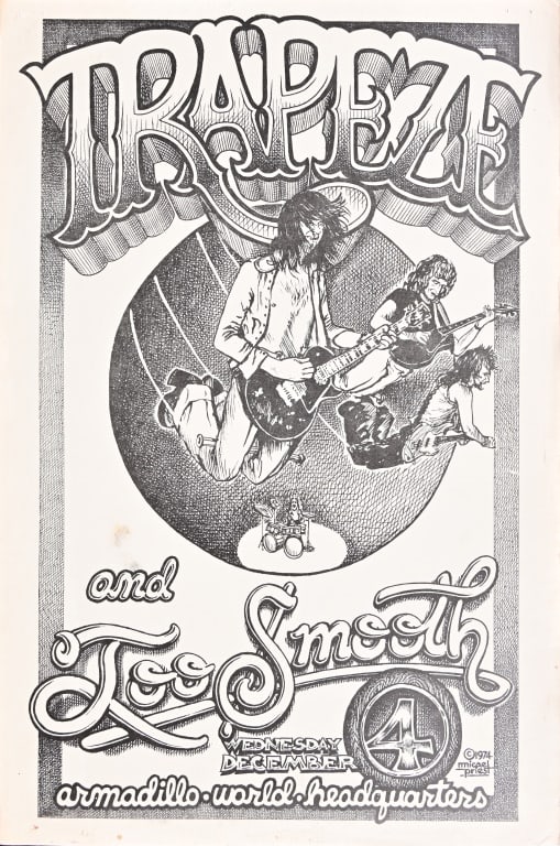 Armadillo World HQ Poster by Micael Priest '74 (1 of 1)