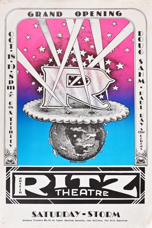 Ritz Theatre Grand Opening Poster by Jim Franklin (1 of 1)