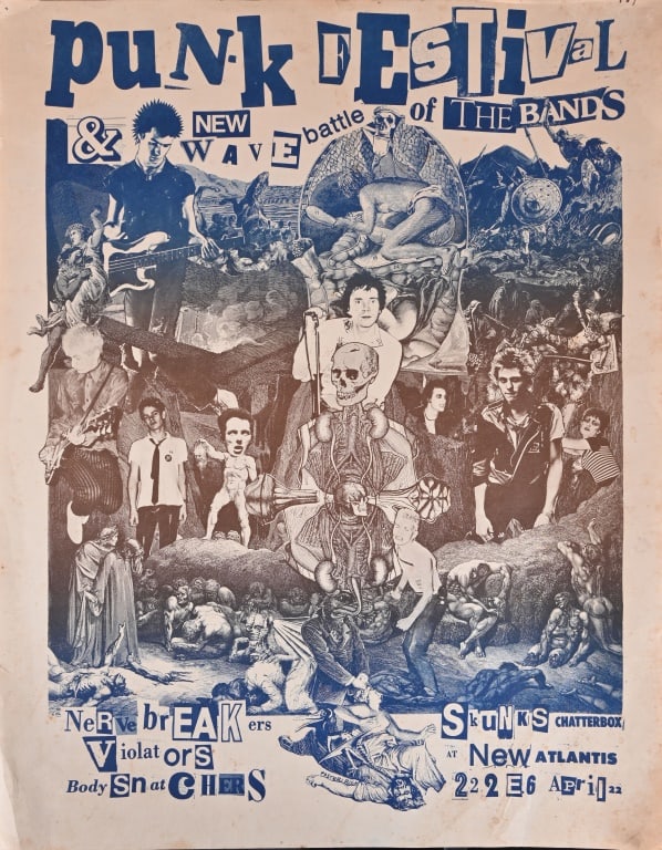 Punk Festival Poster by Rick Turner (1 of 1)