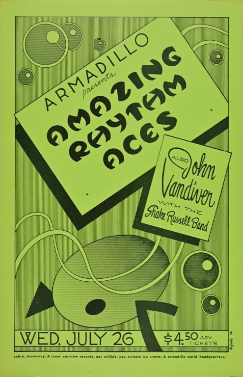 Armadillo World HQ Amazing Rhythm Aces Poster (1 of 2)