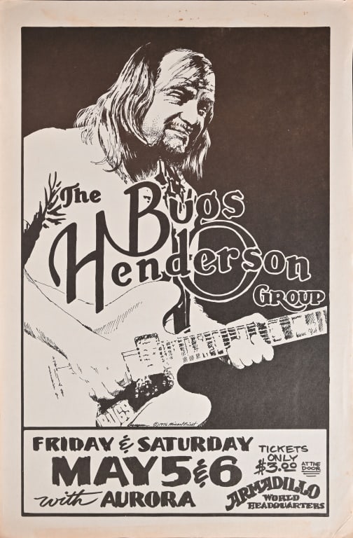 Armadillo World HQ Bugs Henderson Group Poster (1 of 1)