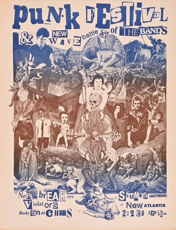 Punk Festival Poster by Rick Turner (1 of 1)